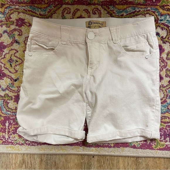 Democracy “Ab Solution” White Shorts Size 4 - Picture 1 of 4